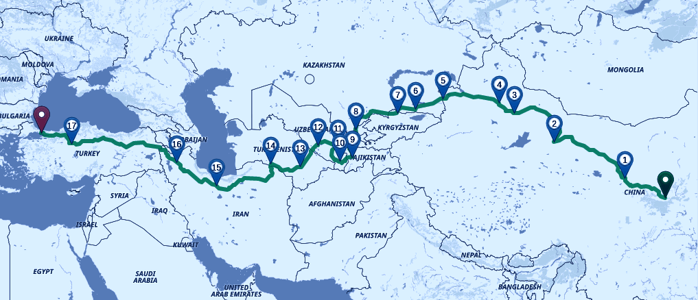 Ancient Silk Road Path